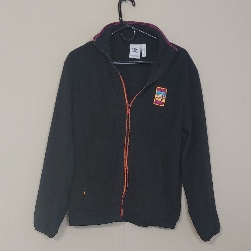 Adidas Adiplore Black Fleece Jacket Men's Size Small
